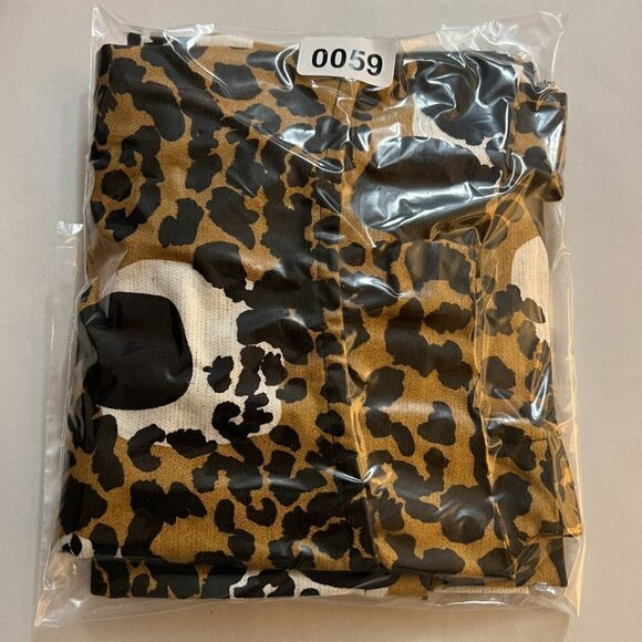 Zinzane Jaguar Halter Black/Beige Dress NWT - Picture 10 of 10